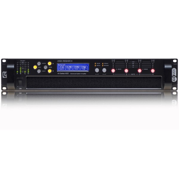 44 series M6 4-Kanal DSP Hochleistungsverstärker mit Dante - Linea Research